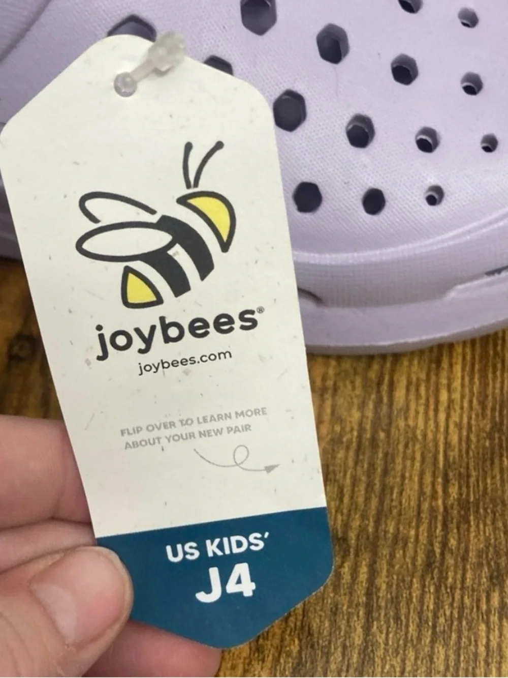 Joybees Kids Clogs Purple/blue Size J4 New (size 4)